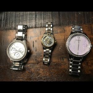 3 Fossil watches
